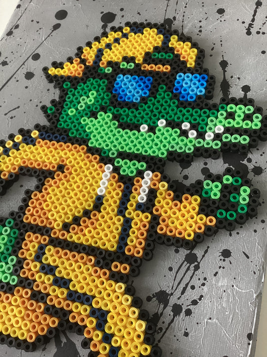 Urban Streetwear Crocodile Fuse Bead Canvas Art - A4