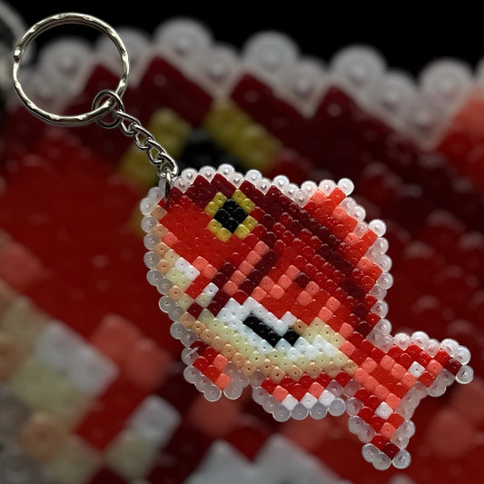 Red River Fish - Fuse bead Keychain Charm