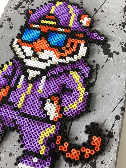 Urban Streetwear Tiger Fuse Bead Canvas Art - A4