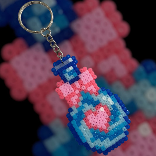 Love Potion - Fuse bead Keychain Charm