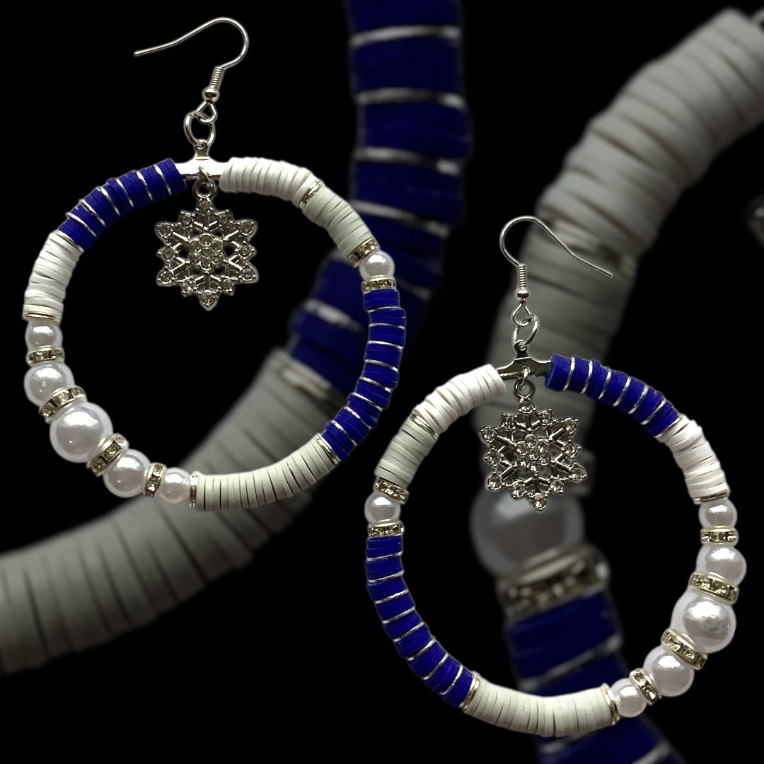 Polar Night Hoop Earrings