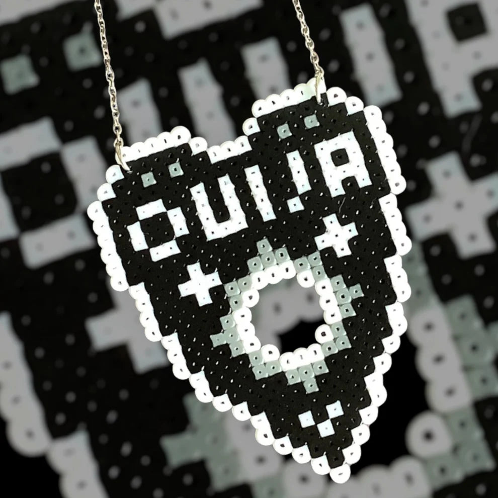 Ouija Planchette - Fuse Bead Necklace