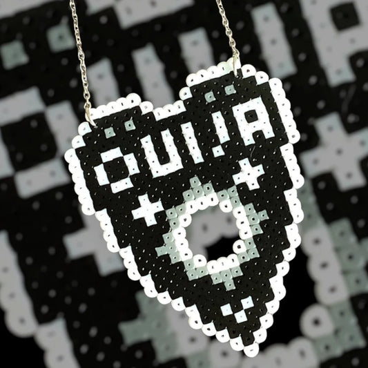 Ouija Planchette - Fuse Bead Necklace