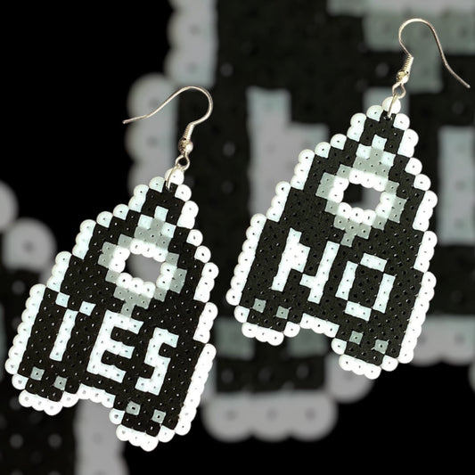 Yes/No Ouija Planchette - Fuse Bead Earrings