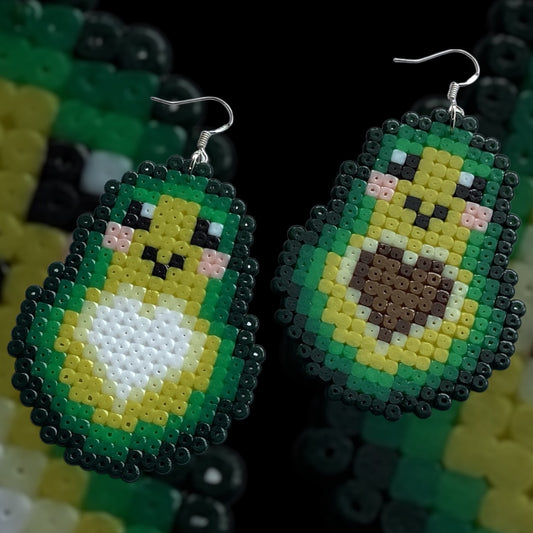 Avocado "Perfect Pair" - Fuse Bead Earrings