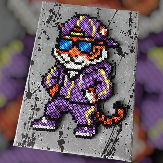 Urban Streetwear Tiger Fuse Bead Canvas Art - A4