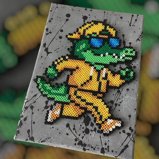 Urban Streetwear Crocodile Fuse Bead Canvas Art - A4